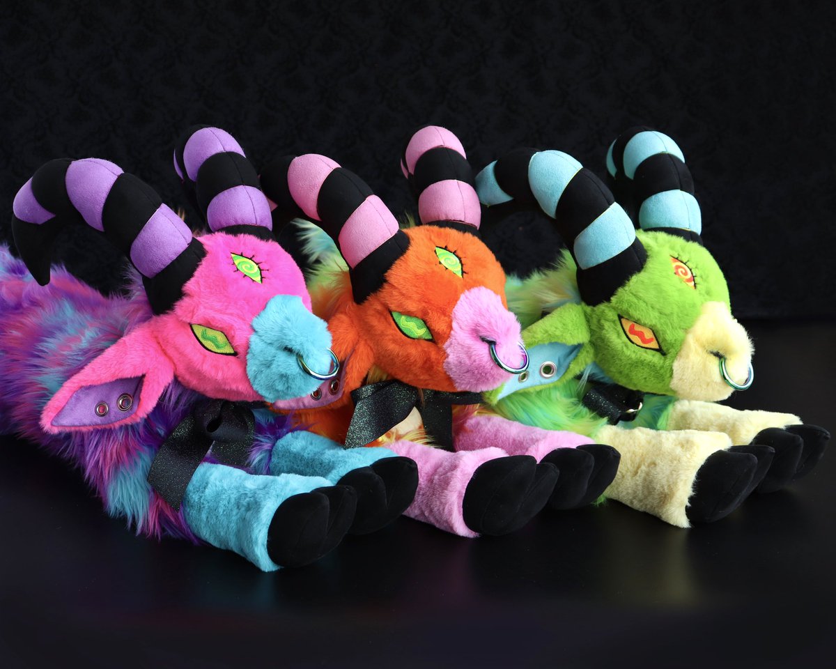 CirquellCurios's tweet photo. It’s #plushartday! So here’s an assortment of plushies we have made to date! ✨ https://t.co/o3GYiPWkif
