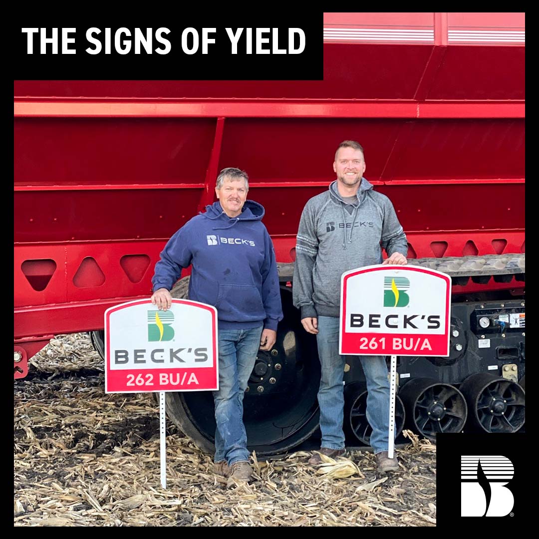Signs of Yield from the Field!

Robert &amp; Justin Goettl from Le Center, MN, yielded 262 Bu./A. across 135.3 acres at 18.3% with BECK 5393V2Pbrand corn AND 261 Bu./A. across 54.9 acres at 17.3% with BECK 5077V2Pbrand corn!

Lookin' good! 👌

#SignsofYield #FromtheField #Harvest2021