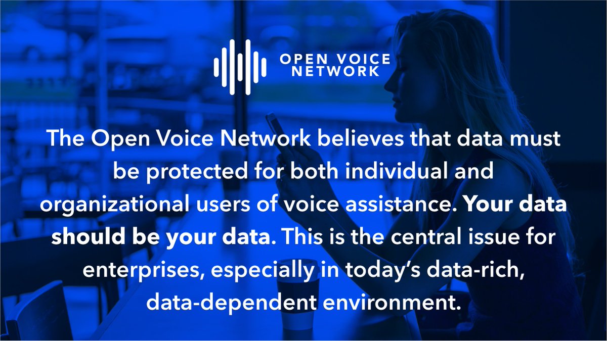 openvoicenet's tweet photo. At the Open Voice Network, trust is one of our key guiding values. We believe in #privacy, #security, #dependability, and #easeofuse, through communally-developed standards and governance. Your data should be your data. 

#voice #voiceassistance #voicedevelopment #OVON #data https://t.co/Di2DrmeCIV