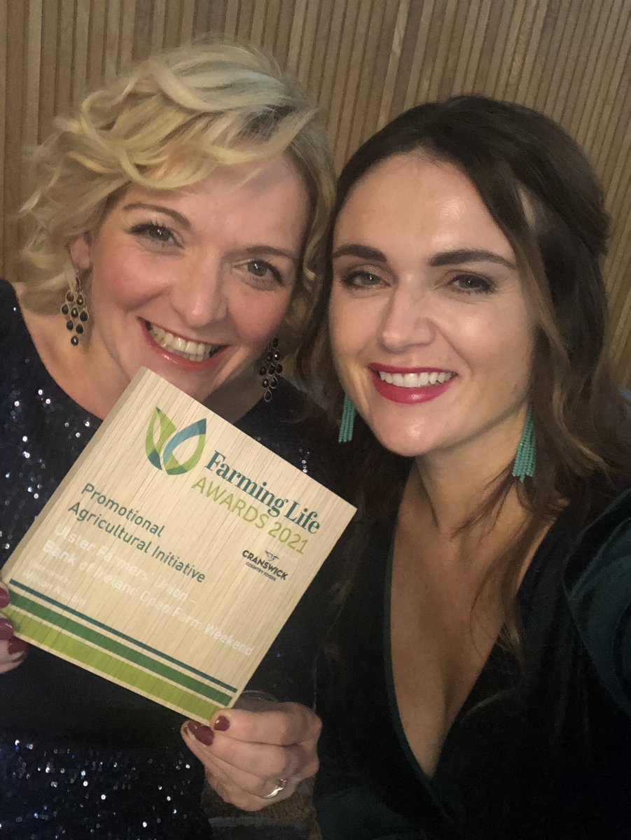 BOIopenfarm's tweet photo. 🎉 Great news from @BOIopenfarm HQ- we won best Promotional Agricultural Initiative in tonight’s @FarmingLifeNI awards! Thanks for all the lovely comments and we are delighted to be recognised a category that promotes the local farming industry🎉 #farminglifeawards https://t.co/SKwSgFTuCJ
