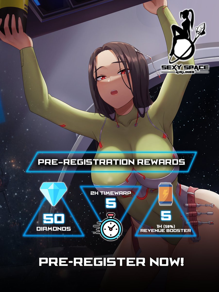 Nutaku Games on X: If you liked Sexy Airlines then you will love this  upcoming Sci-Fi spin-off! 🚀 Pre-register for Sexy Space Airlines here:  t.coq3QTGkE33v t.coZduYACAisS  X