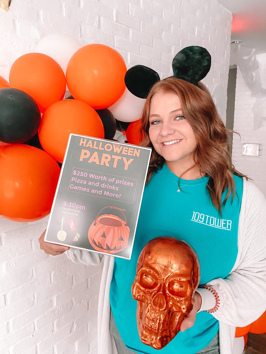 109Tower's tweet photo. Don’t forget to join us for our Halloween party tonight starting at 9:30pm on the 2nd floor club house !! 

$250 worth of prizes; best costume and raffles

Pizza, drinks, games and more spooky fun👻 https://t.co/3k0KODVCNQ