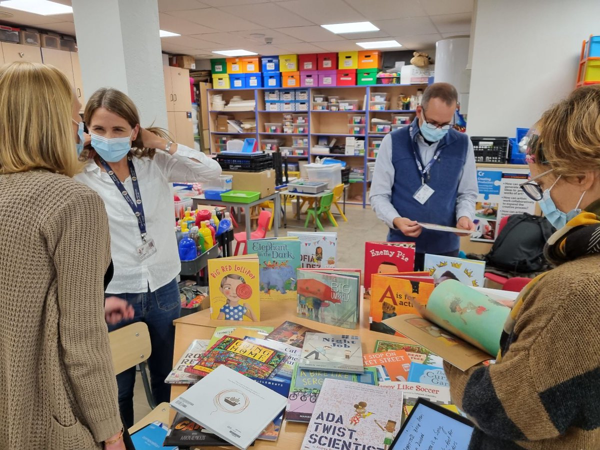 We immersed ourselves in so many beautiful new books that will allow our students to do some deep thinking DEIJ work. Using <a href="/GholdyM/">Gholdy Muhammad</a>'s equity framework helped us to plan for rich interactive read-aloud conversations.<a href="/ASBschool/">American School of Barcelona</a>