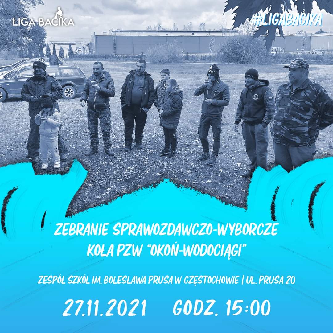 Ligabacika's tweet photo. ⚠ Ogłoszenie

W dniu 27 listopada odbędzie się zebranie sprawozdawczo-wyborcze Koła PZW „Okoń-Wodociągi”. Spotkamy się z władzami koła w Zespole Szkół im. Bolesława Prusa w Częstochowie. To doskonała okazja na wymianę spostrzeżeń. 
#LigaBacika #Sezon2022 #ToJestNaszRok https://t.co/tEgQ3ahdx1
