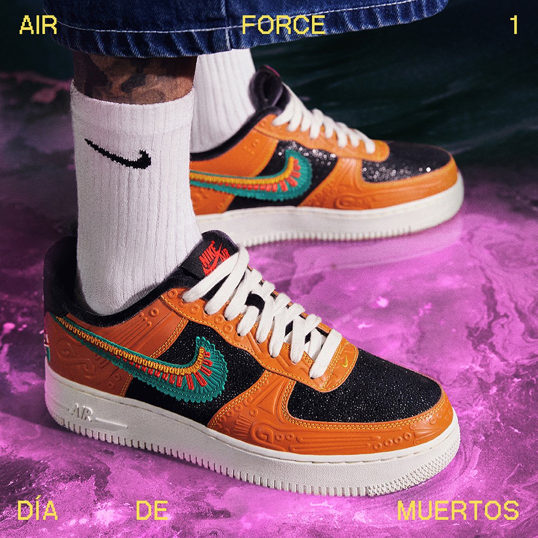 Somos Familia Dia De Los Muertos Nike 2021 Air Force Coleccion De