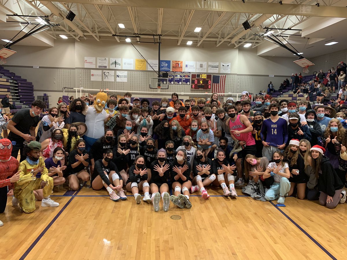 HSHSvball's tweet image. HAWKS WIN! Elite 8. 4th round baby. Game at D.H. Conley Saturday at 1:00pm. Come out and support your Hawks!!!