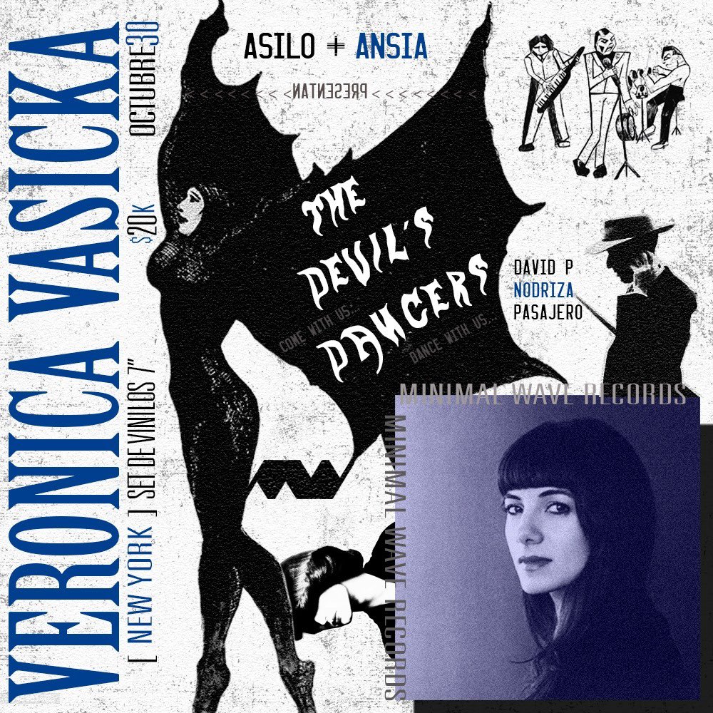 #AgendaCartel | La poderosa #VeronicaVasicka de <a href="/minimal_wave/">Minimal Wave</a> llegará el sábado a la pista de <a href="/AsiloBar/">Asilo Bar</a> con un espectacular set de vinilos en 7". Pilas, no se vaya a quedar por fuera de este rumbón porque habrá baile toda la noche.