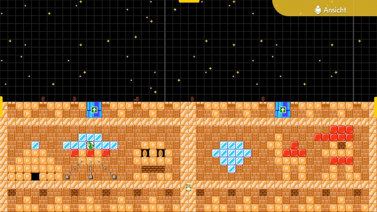 GreenStarCommu1's tweet photo. theseare the loadingscreens of my upcoming level: Curse of the Pharaoh. in that level you fight the creen scroll  #SuperMarioMaker2 #NintendoSwitch https://t.co/1f5aRygofc