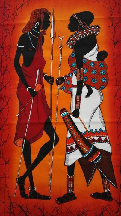 damacrafts's tweet photo. Featured Art of the Day: "Masaai couple Batiks". Buy it at: https://t.co/dmZtDaJ6Jn https://t.co/F8HPP5tNQ4