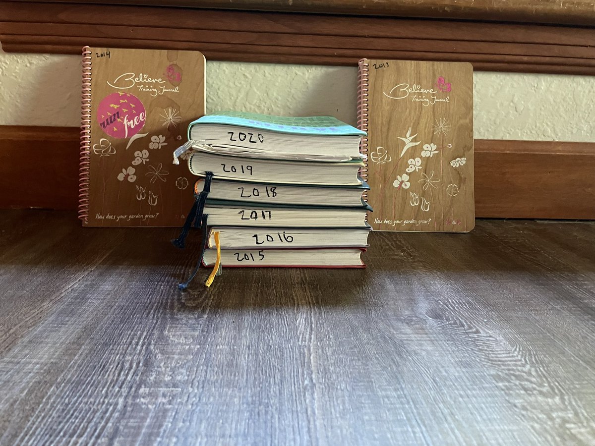 KerryCamberg's tweet photo. Some good stories in these training journals! @BelieveIAm @laurenfleshman @oiselle https://t.co/PwdoTjlm0n