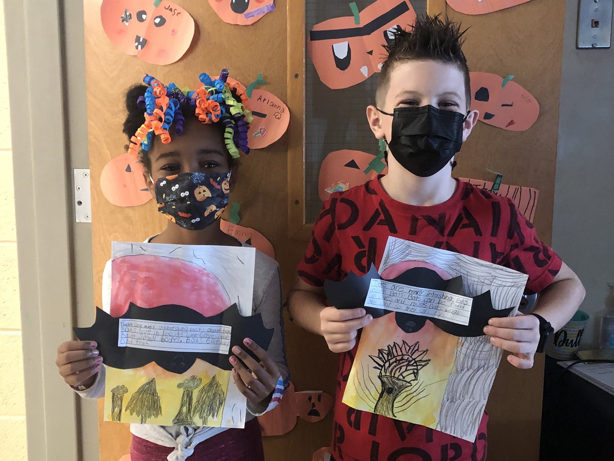 TadsTeachings's tweet photo. Celebrating #batweek2021 by synthesizing information and learning that these “scary” creatures are helpful to us and the environment! @GoMESDukes https://t.co/ySGG8txL6o