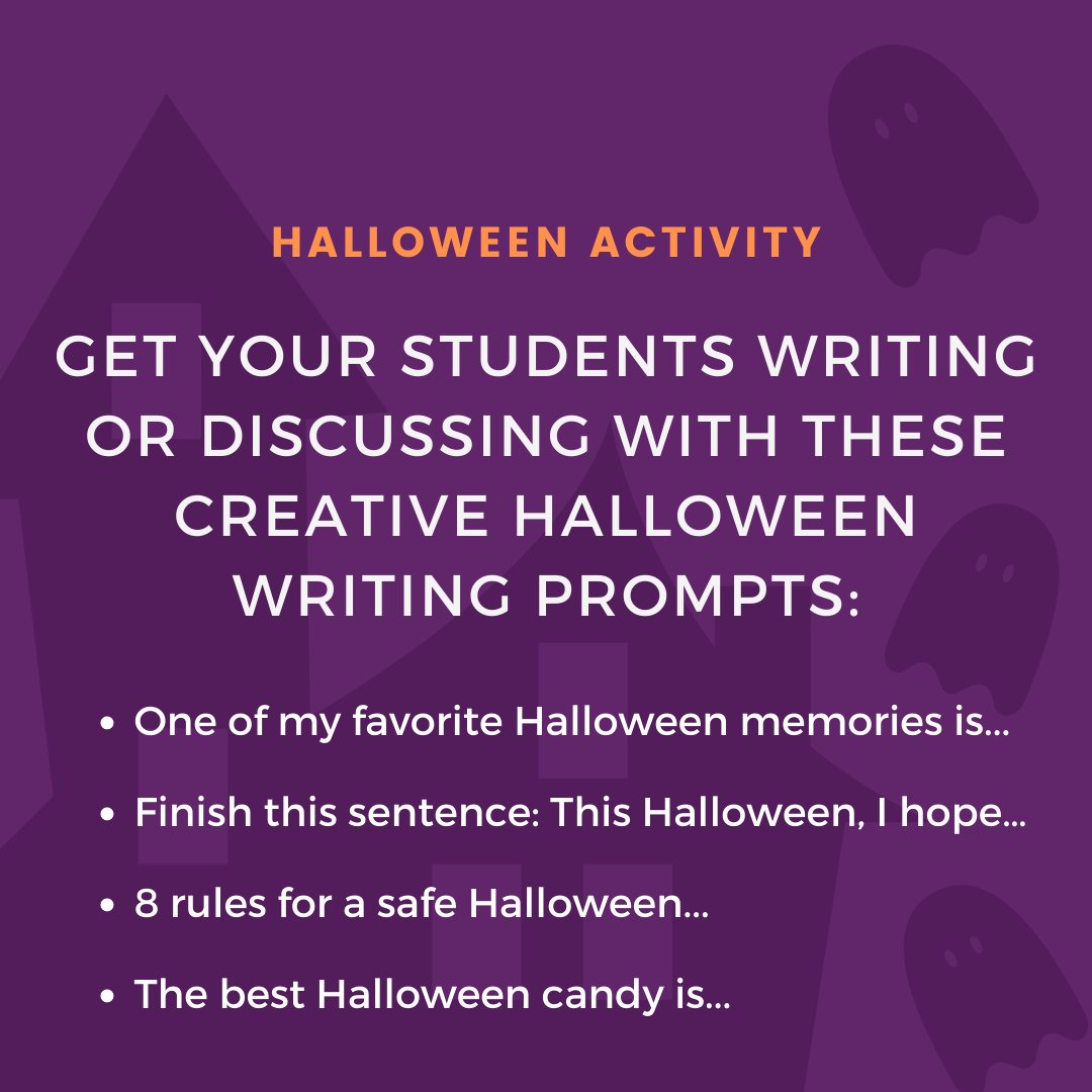 SchoolonWheels's tweet photo. From STEM challenges to creative writing prompts to craft projects -- here are some great Halloween resources to use with your student!  #halloween #halloweenactivities #stemlearning #tutorresources #halloweenstemactivity #halloweencrafts #halloweenfun #writing #writingprompts https://t.co/bsBYHJqUQl