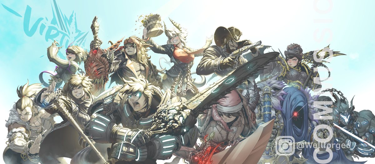 Wellforged1's tweet photo. Hello there, how are you today? i hope you enjoy your day 😍... let me show you an adventure quest posters i have done view months ago, really love working on this project...

#commissions #commissionsopen #commissionwork #adventurequest #AQ #illustraion #illustrationartists https://t.co/8BwbLCvmRY