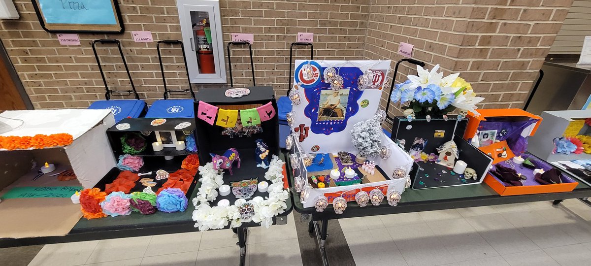Great turnout tonight for the JBMS Dia de los Muertos event!  It's wonderful to have families back at our school. #JBMSisBOLD