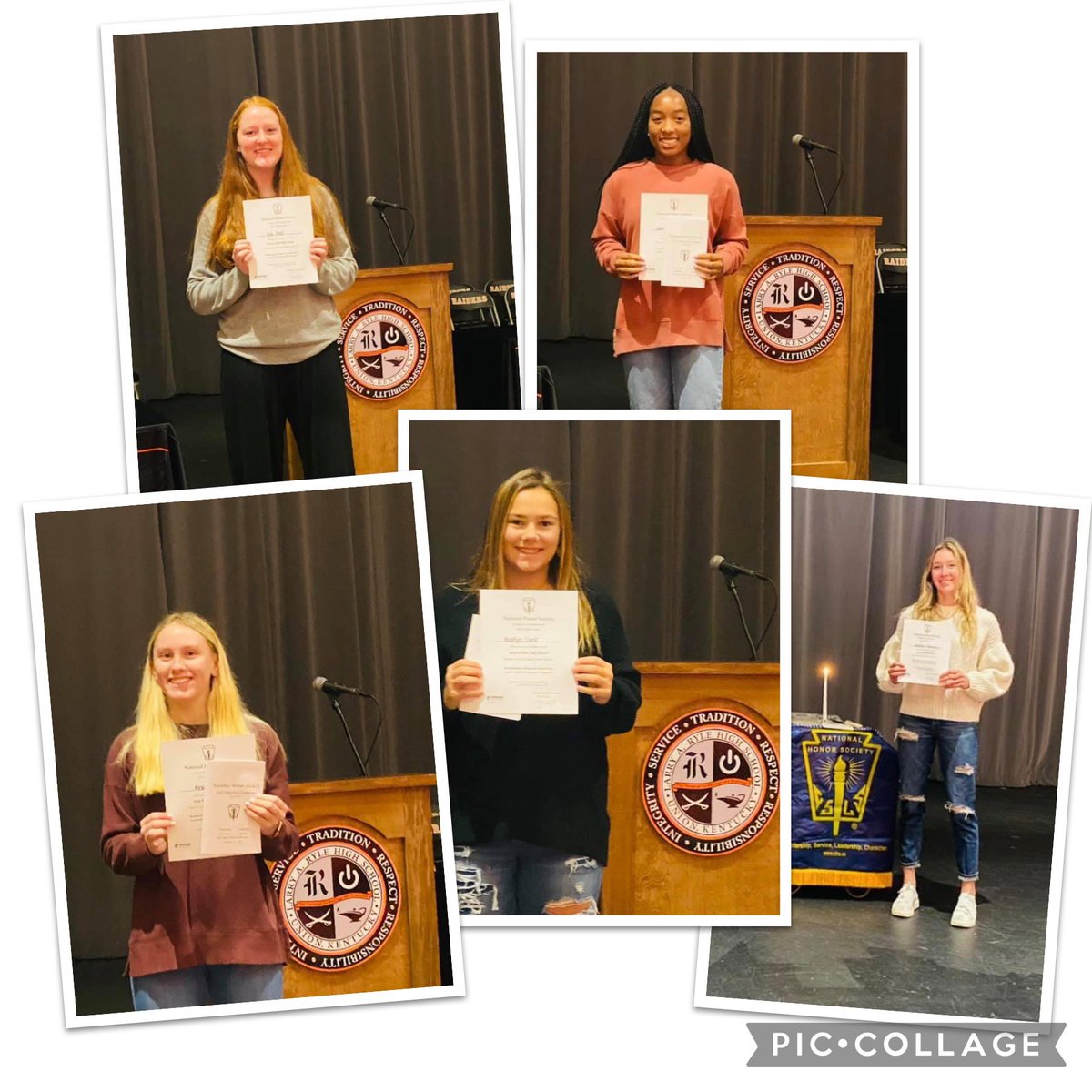These players missed the NHS inductions ceremony last night due to Regionals, so let’s recognize them now!!! Congratulations on your success on the court and in the classroom!!  #smartladies #30strong