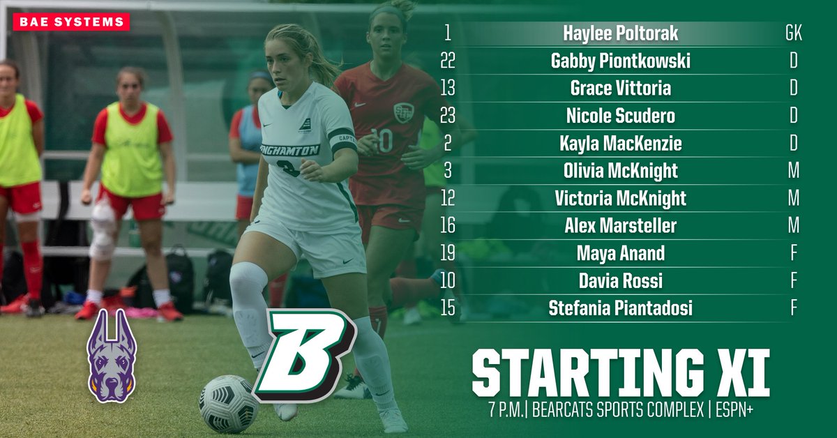 Here are your Bearcat starters for the regular season finale tonight at the BSC!! Watch on ESPN+ es.pn/3GuyEeN Live Stats bit.ly/3Gu8toB