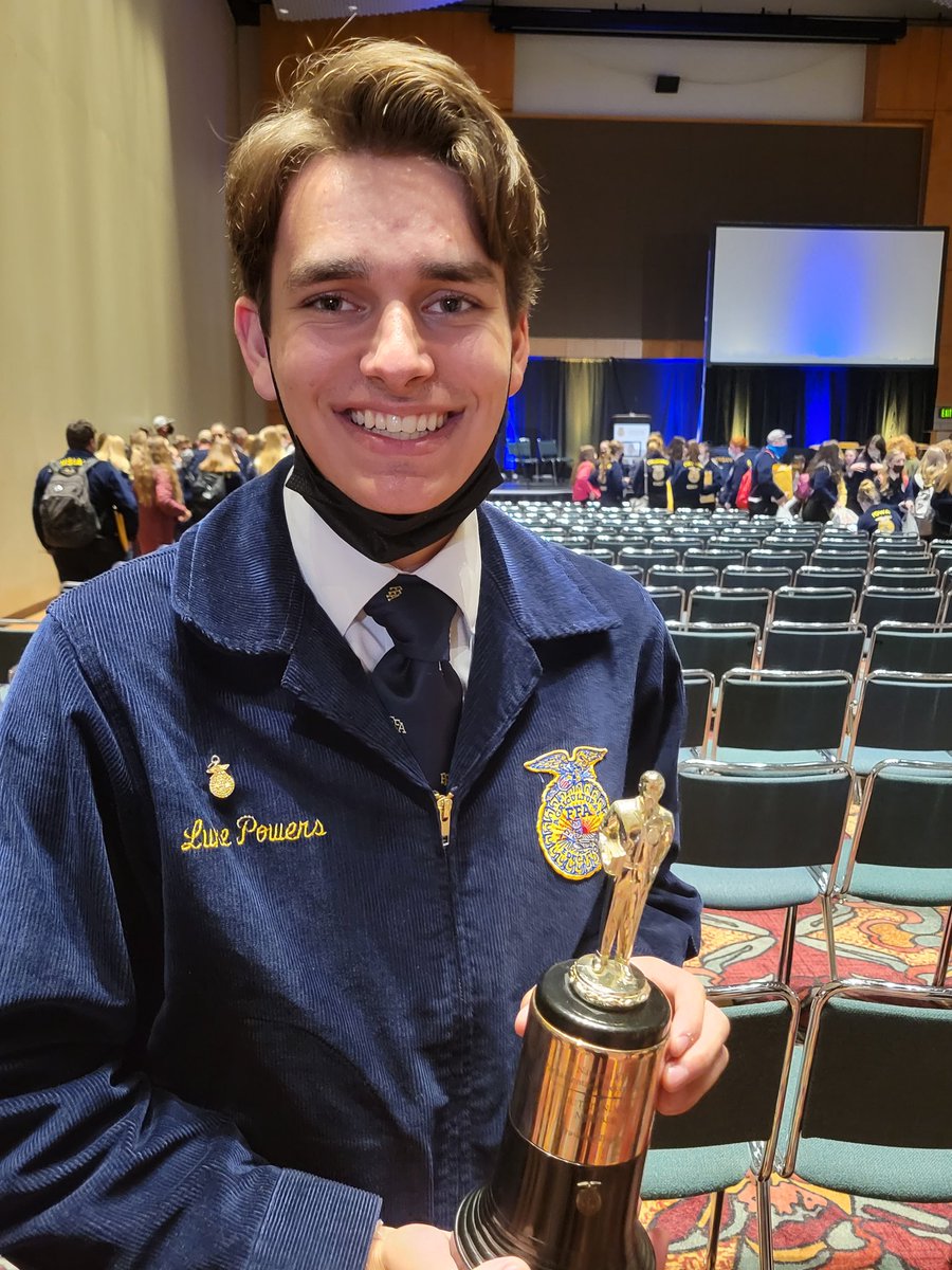Congratulations to our outstanding member, Luke Powers of Galt Liberty Ranch FFA and @californiaffa!!

#SuperBowlLDE #FFA21