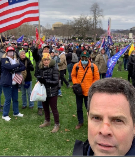 SeditionHunters's tweet photo. John McGuire @JohnMcGuire4VA posted a selfie on Jan 6th but failed to mention just how close he was to the violence happening. Running for re-election to the Virginia House of Delegates District 56 @mimms #Virginia https://t.co/Xuvithdyeo