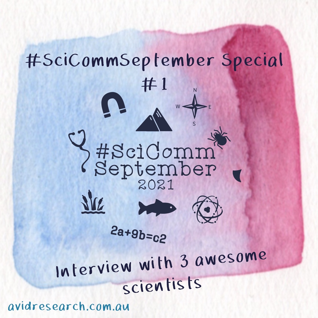avid_podcast's tweet photo. It's new episode Friday!
And today is exciting because I'm sharing my first #SciCommSeptember interview with you with 3 awesome scientists! @ScienceHelen @BerezowskiTori and @CabreraMarie tune in for some great reflections!
https://t.co/atdoaH0yX8 https://t.co/Bu4jQLIVt2