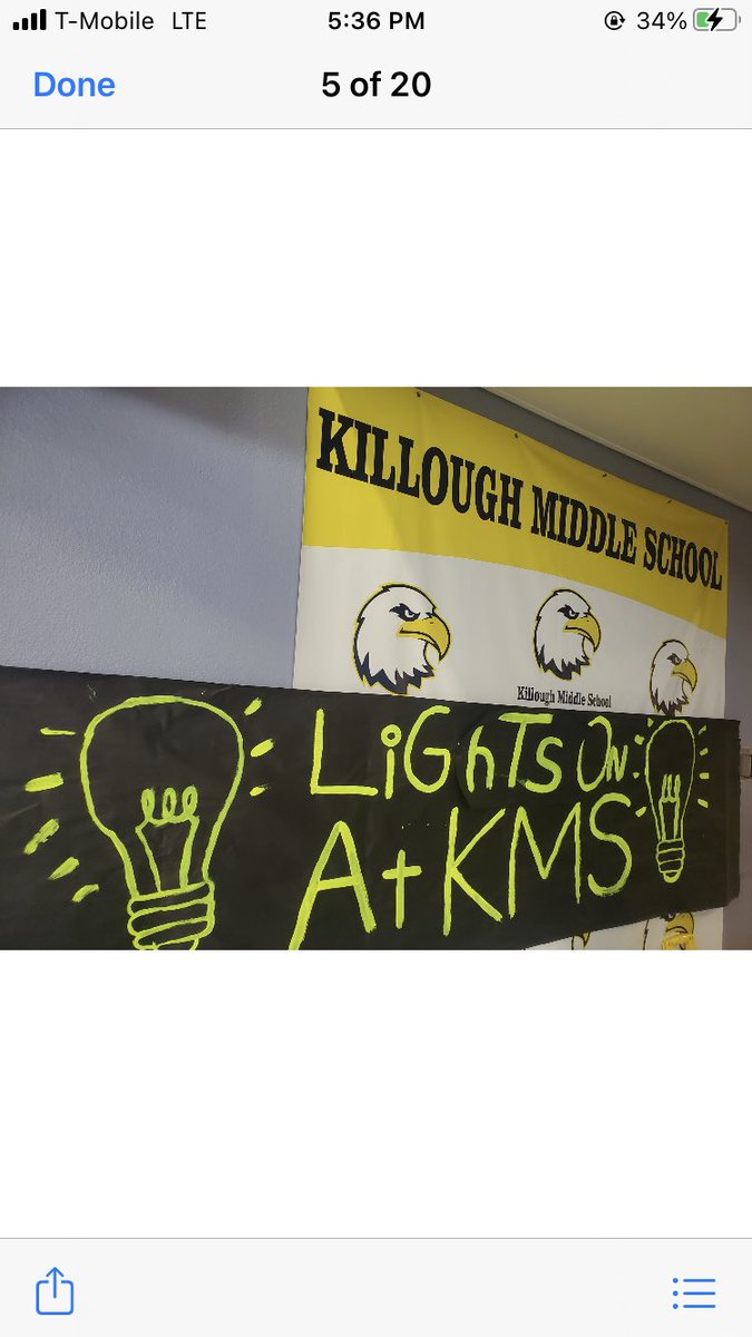 killoughcia's tweet photo. Lights on at Killough Middle School https://t.co/u82lNeE0Bh