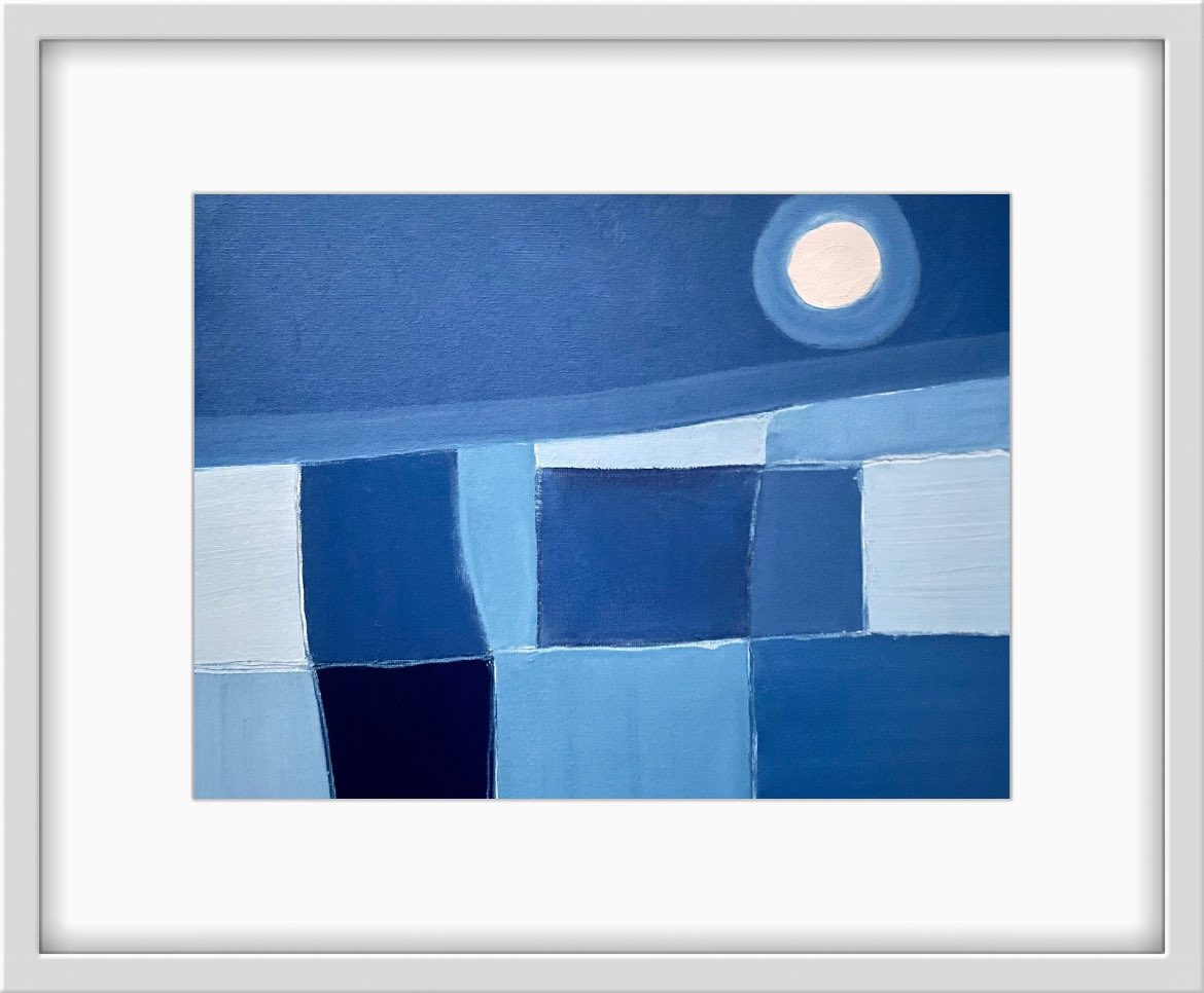 #daithioluachra artwork: ‘Moonlight on the Fields of #WestLimerick’ #art #IrelandinArt