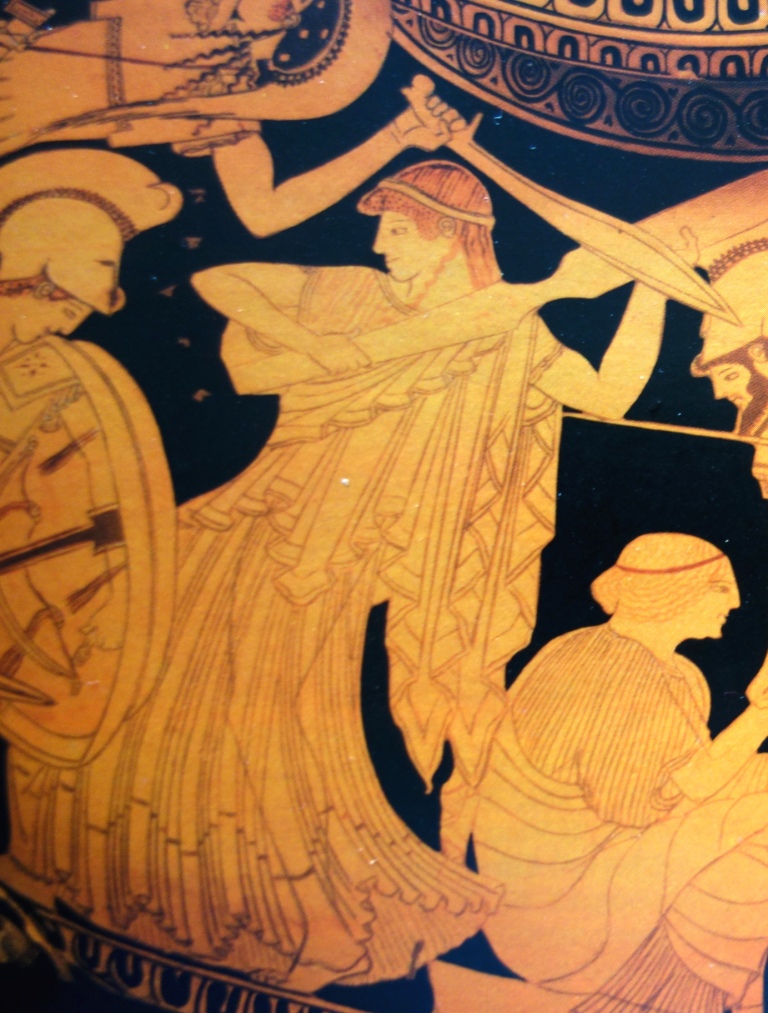 Trojan woman defending herself during the sack of Troy
Naples Archaeological Museum