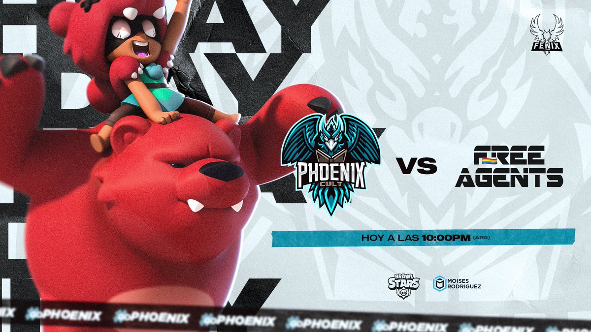 #BS MATCHDAY 

“Hoy nuestros jugadores estarán disputando la final de esta grandiosa liga, donde demostraremos el trabajo y constancia ardua de este último tiempo” 🐉♥️

🏆<a href="/Fenix_LeagueBS/">Fenix League</a> 
🆚 @FreeAgents_S12 
⏰ 22:00🇨🇱🇦🇷🇧🇷

#GoPhoenix🐉