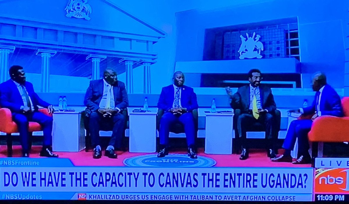 Winnie_Byanyima's tweet photo. Listen ⁦@nbstv, ⁩ such all-male panels shd be a thing of the past. You are excluding Ugandan women from political debates, perpetuating a stereotype that men are ‘superior’ politicians to women, &amp; denying your viewers diverse perspectives. Commit to #NoMoreManels  please. https://t.co/Jprz89GtSg