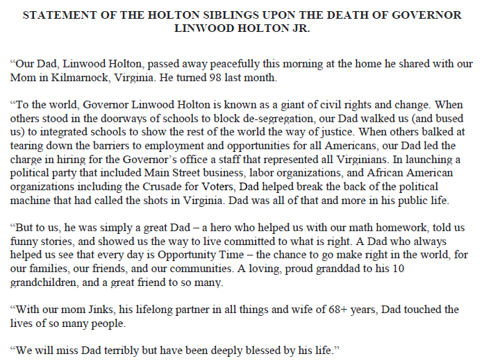 RogueDew's tweet photo. Hi all:
My Dad died today, peacefully at home w/mom, at age 98. He was a giant-from enlisting us in the fight against segregation to helping us w/homework &amp; telling great stories, he was a great Dad. He taught us that every day is Opportunity Time - a chance to make a difference. https://t.co/i0uZQzgtzQ