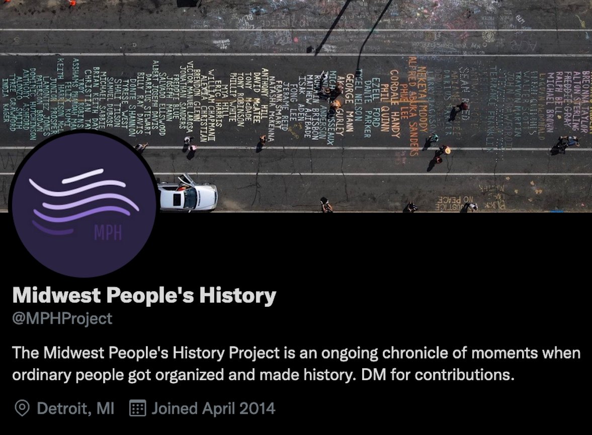 illwilleditions's tweet photo. Anyone have any personal contacts at Twitter? Our friends over at the Midwest Peoples History Project (@MPHproject) were just "permanently suspended" without any warning or any explanation. 

MPH does valuable work debunking racist myths &amp; spreading news of US &amp; global struggles https://t.co/SMbcedIbVv