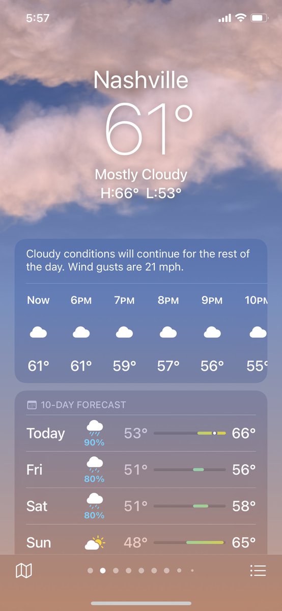 Apple’s weather app update is so underrated 🙌 never have I been so tempted by a weather forecast to go look at the sunset