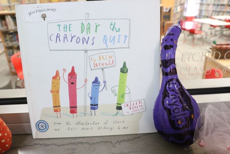 ASHRosary's tweet photo. Welcome to our Mater Campus picture book pumpkin patch. ππ»π€ Whoβs ready??? #Halloween2021 #bookpumpkins https://t.co/F6H0WkGkN8