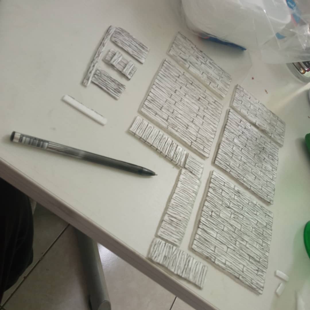 jagm270780's tweet photo. Crafting tiles for the black cabin scenario . Icewind dale 
#icewind #rimeofthefrostmaiden #dnd5e https://t.co/cgTL0Sz60g