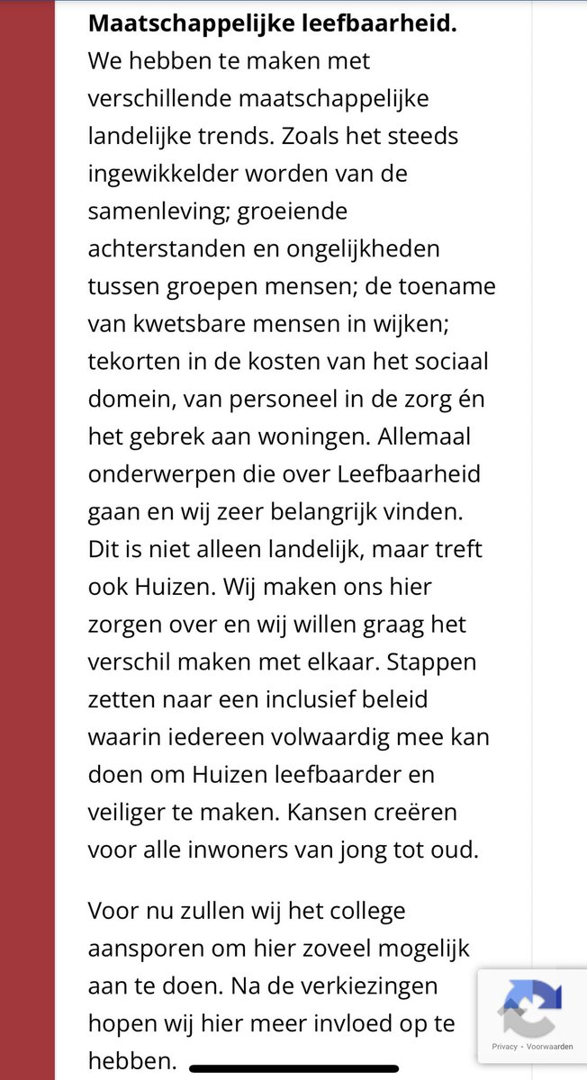 Lees via onderstaande link de volledige bijdrage van <a href="/leefbaarhuizen/">Leefbaar Huizen</a> in de begrotingskrant 2022 <a href="/Gemeente_Huizen/">Gemeente Huizen</a> #begroting #sociaaldomein #zorg #leefbaarheid

leefbaarhuizen.nl/begrotingskran…
