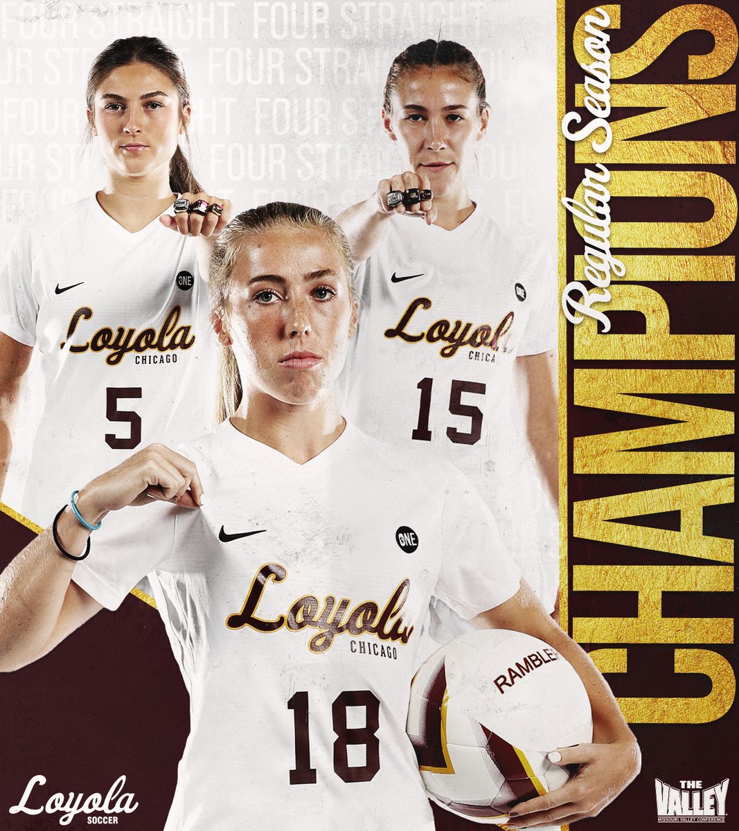 RAMBLERS WIN!! 🔥🔥

First team in <a href="/MVCsports/">Missouri Valley Conference</a> history to win FOUR straight outright regular-season titles! #ONWARDLU