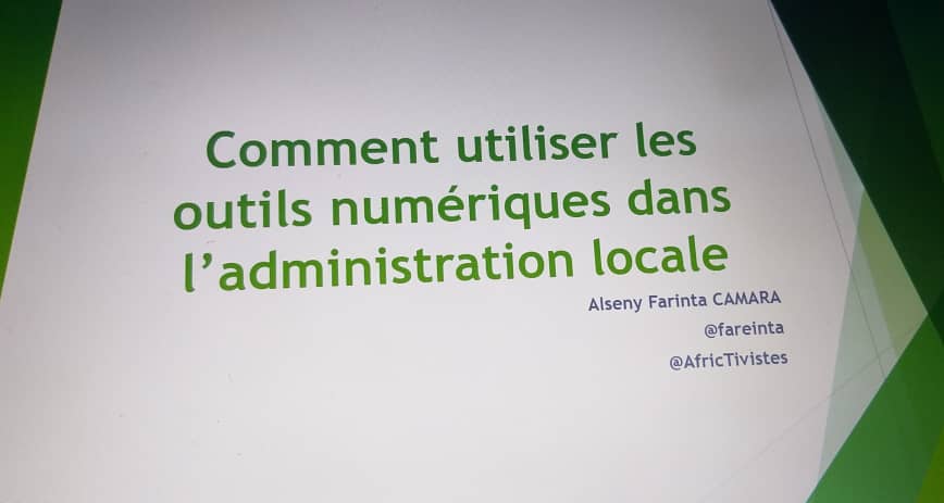 Infos: #LocalOpenGovLab 

Le VAGOA <a href="/fareinta/">ALSENY FARINTA CAMARA</a> anime ce vendredi 29-10-2021 à 9h30 une formation sur l'utilisation des outils numériques dans l'administration locale. Elle est destinée aux élus et personnels de <a href="/kouroussamairie/">Mairie de Kouroussa</a>

Plus sur #LocalOpenGov 👉i: bit.ly/3bk0tbg
