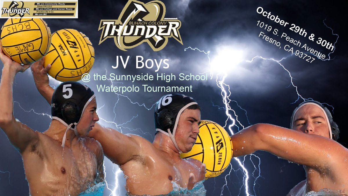 ⚡️🤽🏽‍♂️⚡️🤽🏽‍♂️Heading to Fresno tomorrow and Saturday! <a href="/BCHSASB/">BCHSASB</a> @BCThunderAD
