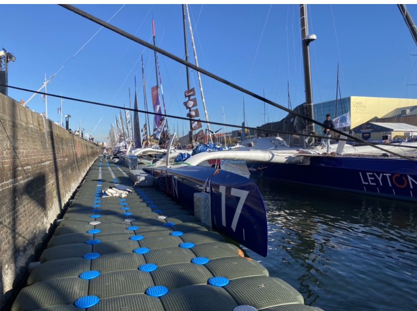cubisystem's tweet image. Transat  Jacques Vabre 2021 Le Havre Fort de France. ça y est! tous les bateaux de course sont arrives au Quai Paul Vatine. Cubisystem installe les pontons depuis 2001 soit la dixieme edition. Mieux que des mots des photos!