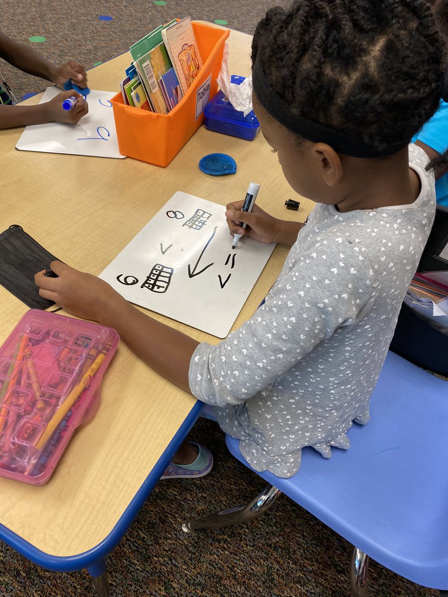 MrsBoyerteach's tweet photo. My 1st graders enjoyed learning with @gregtangmath today! He showed us how to use our #subitizing skills and pictorial models to help us #comparenumbers! @SLESuns  @HGesch https://t.co/w6FoyZAGun