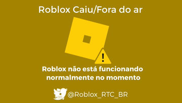 RTC em português  on X: STATUS 📶: Até agora quase nada mudou nesse caso,  o Roblox sabe que caiu e está tentando concertar os servidores, porém o  Roblox permanece caido há