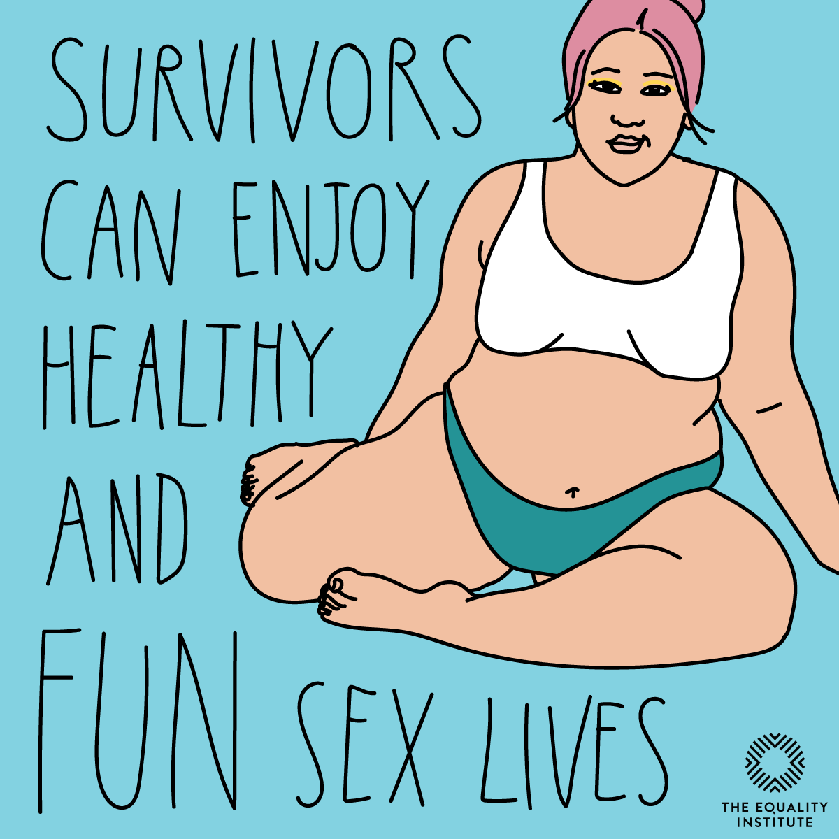 Survivors of sexual assault can enjoy fulfilling, wonderful, liberating, healthy sex lives. And there’s also no pressure to engage in sexual experiences before you’re ready. 🌸