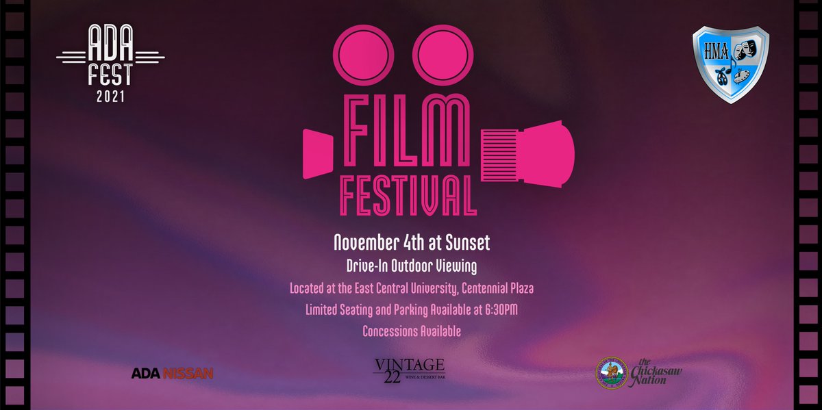 Come on out next Thursday for a drive-in showing of the AdaFest Film Festival winners! We will begin parking cars on the ECU Plaza at 6:30 p.m. #adafestfilmfestival
