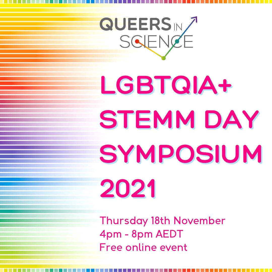 QueersInScience's tweet image. EVENT: LGBTQIA+ STEMM Day Symposium, Nov 18th! 🗓️🏳️‍🌈

Featuring keynote speakers @lisaharveysmith &amp;amp; @McNairDr, lightning talks and an interactive space to roam around &amp;amp; network, this event is free to register! bit.ly/31608HA

#QueerInSTEM #LGBTSTEM #LGBTSTEMDay