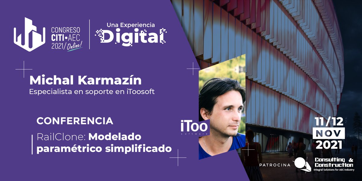 CITIAEC's tweet image. 𝗖𝗼𝗻𝗼𝗰𝗲 𝗹𝗮𝘀 𝘃𝗲𝗻𝘁𝗮𝗷𝗮𝘀 del 𝗥𝗮𝗶𝗹𝗖𝗹𝗼𝗻𝗲 para crear objetos inteligentes de una manera rápida y sencilla. El Arquitecto Michal Karmazín de 𝗶𝗧𝗼𝗼𝘀𝗼𝗳𝘁.

𝗜𝗻𝘀𝗰𝗿𝗶́𝗯𝗲𝘁𝗲👷👉: lnkd.in/gDgaT4Kj

#CITIAEC2021 #RailClone #iToosoft 
#3dsMax