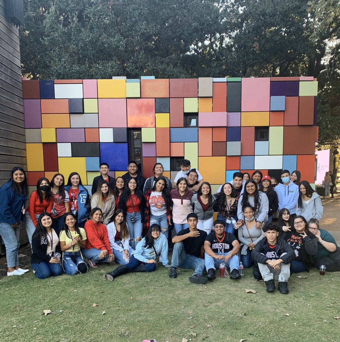 bpa_sam's tweet photo. BPA &amp; DECA members and officers 
having fun at Discovery Green before we head to the game to cheer on the Houston Rockets!! @SamRayburn_HS @PISDCareerTech #NextLevel https://t.co/KusWtx78hy