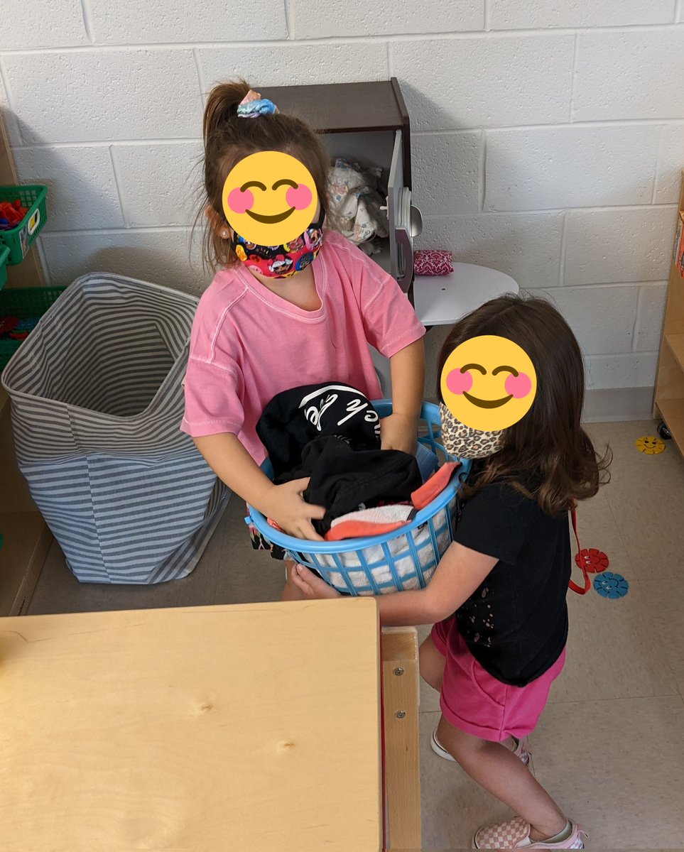 misswalter28's tweet photo. October was a busy month! All things fall with apples, leaves, and our favorite-- cutting open a pumpkin. Started our family dramatic play unit. Lots of practice cutting the grass and doing laundry! https://t.co/ANHt2eaSLC