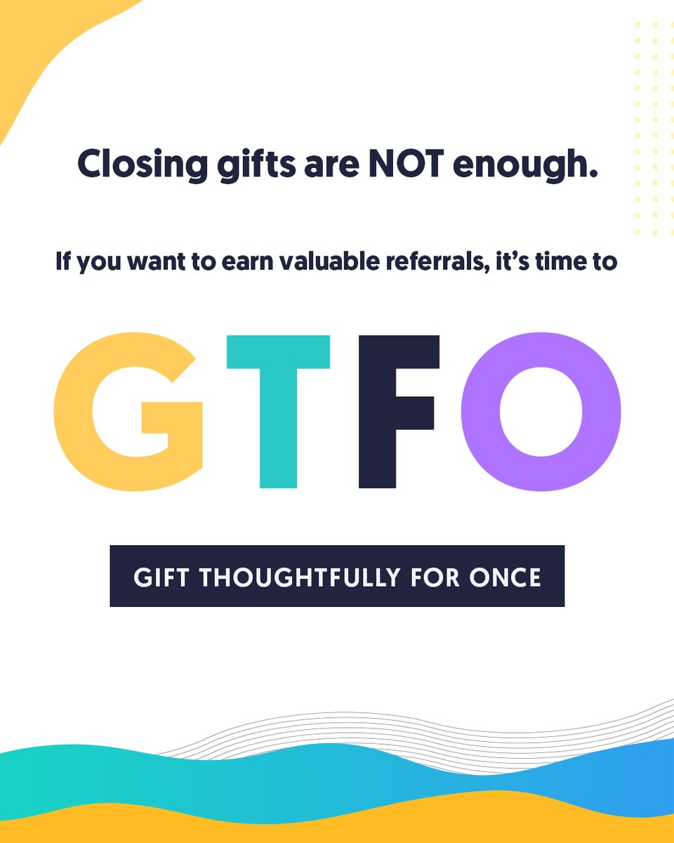 theclientgiant's tweet photo. Client Giant is declaring a new dawn of giving. One that celebrates the power of thoughtful gifts. If you want to see your business grow, let us help you GTFO.

#CareMore #ClientGiant #ClientGianted #MakeSomeonesDay #PeopleCentric #GTFO https://t.co/GRStgok6ES