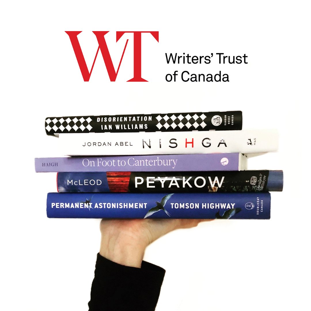 girlwellread's tweet photo. May I present to you the finalists for this year’s
@writerstrust prize? #WestonPrize #WTAwards #jordanabel #NISHGA #darreljmcleod #peyakow #ianwilliams #kenhaigh #canterbury #tomsonhighway #permanentastonishment #girlwellread https://t.co/uavtpwZ0uQ