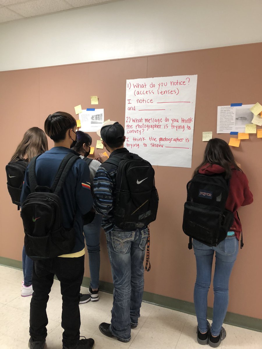 Miss Mitchell (@bkmitchell2) on Twitter photo Still loving that @CharityBostick & <a href="/NewmanKaileigh/">Kaileigh Newman</a> did some cross-curricular planning for this unit! We are using the access lenses to analyze photos &write about the photographer’s message.
P.S. I’m short, so they thought a post-it up high was funny, but they did the work!🤣😃 Still loving that @CharityBostick & <a href="/NewmanKaileigh/">Kaileigh Newman</a> did some cross-curricular planning for this unit! We are using the access lenses to analyze photos &write about the photographer’s message.
P.S. I’m short, so they thought a post-it up high was funny, but they did the work!🤣😃