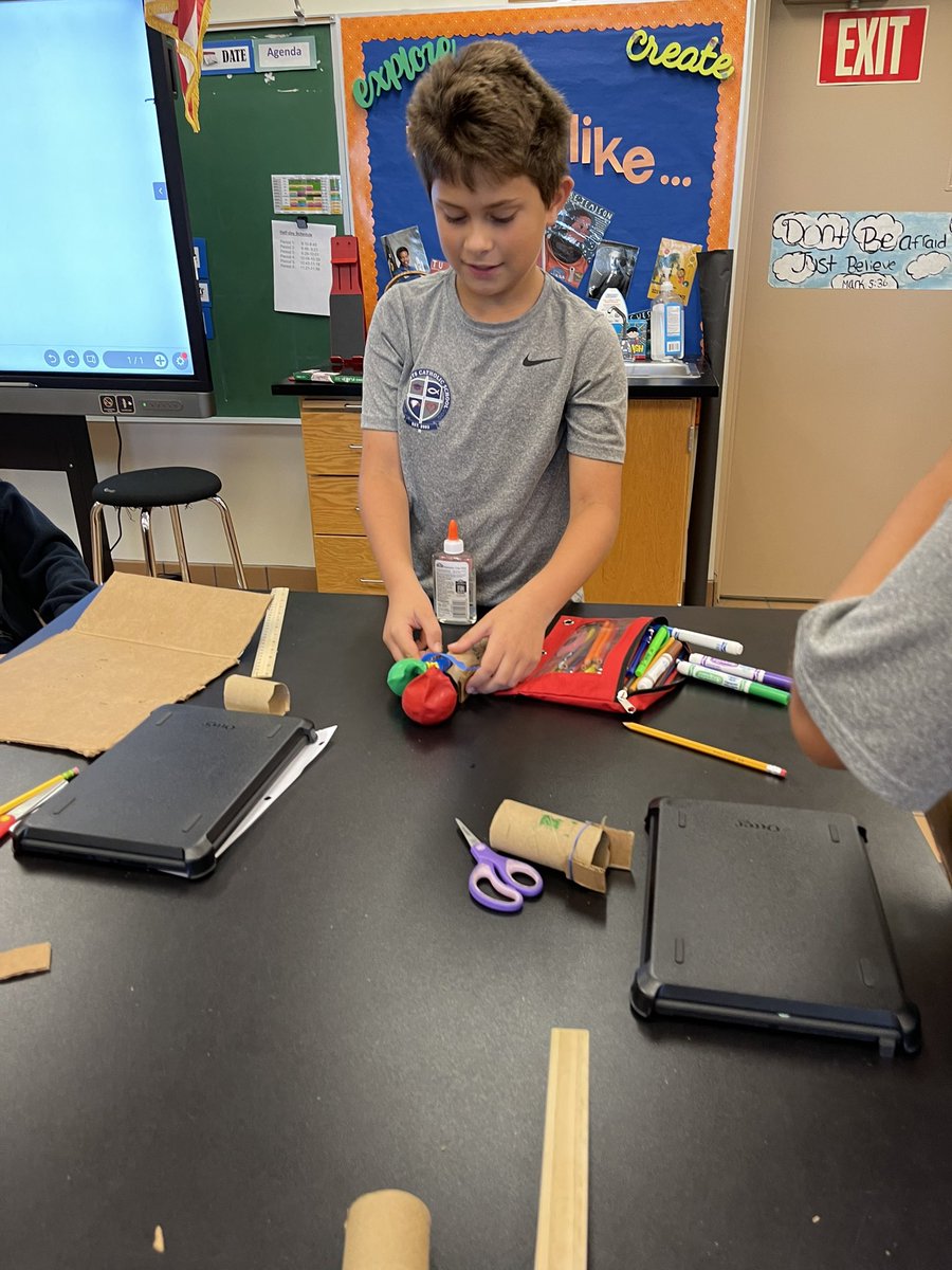 susan_collado's tweet photo. Stream classes working on a design challenge, making their own prototypes of the Curiosity Rover. Engineering design starting young. #STEMed #NASA @allsaintsjup https://t.co/I05F0jVSE5